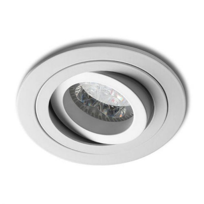 LED Inbouw armatuur Veneto - Kantelbaar Rond wit