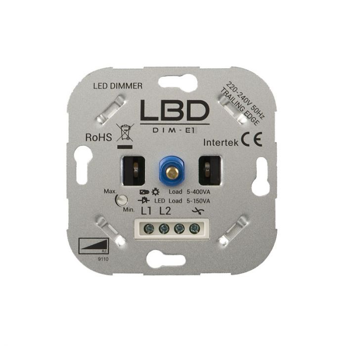 LED Dimmer LBDE1 5 150 Watt met wisselschakeling