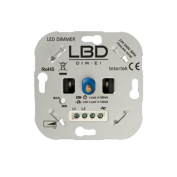 LED Dimmer LBDE1 5 150 Watt met wisselschakeling