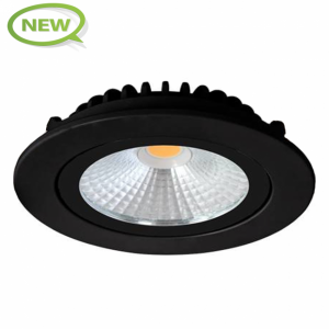 LED INBOUWSPOT KANTELBAAR 5W DIMBAAR ZWART KLASSE 2