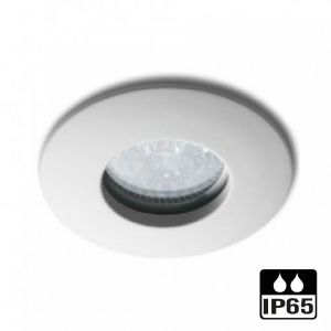 Inbouwspot LED - Inbouw armatuur - Badkamer IP65 - Rond mat wit