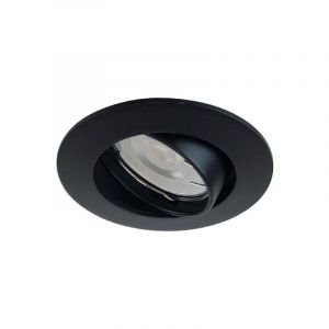 Inbouwspot LED - Inbouw armatuur Lucca - Mini GU11 35mm - Rond zwart