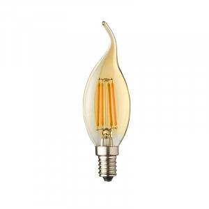 E14 LED kaars lamp vlam Lybardo 4-stap Dimbaar Filament 4W 2600K Warm Wit TÜV