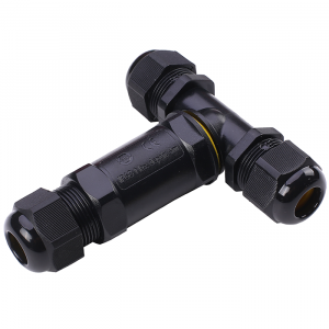 Lybardo Waterdichte IP68 3-weg T-connector voor 3-draads aansluiting draaddikte 6-12 mm TÜV