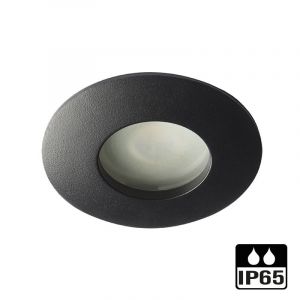 Inbouwspot LED - Inbouw armatuur - Badkamer IP65 - Zand Zwart